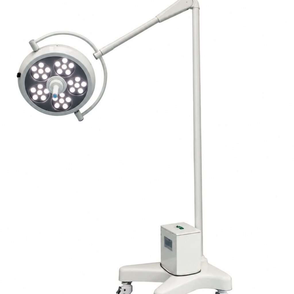 Scialytique Mobile 05 reflecteurs Led Avec Batterie